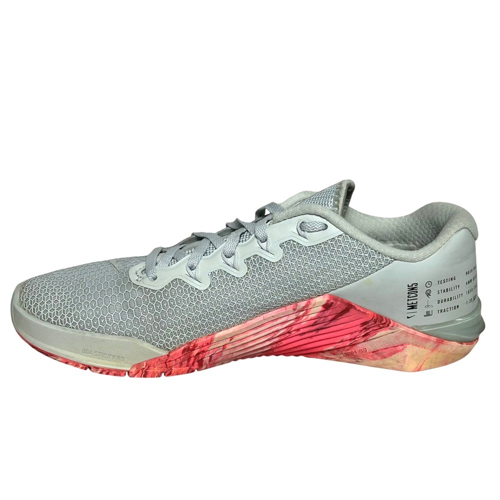 Nike Metcon 5 Women's Training Shoes Platinum Pink Marble Size 8 AO2982 004‎ - Picture 2 of 10